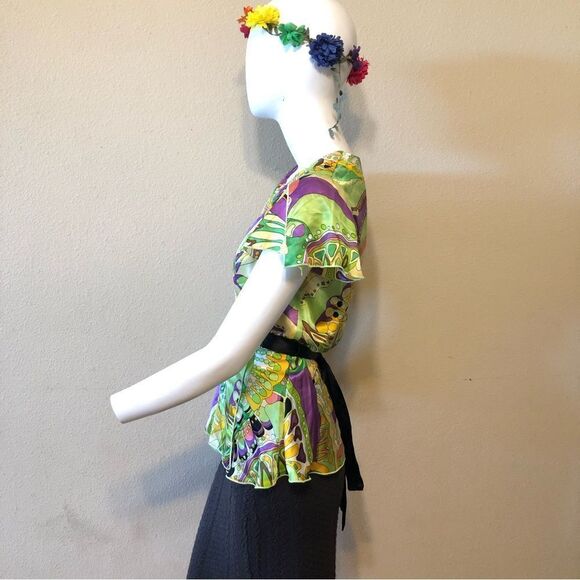 Gala 100% Silk Blouse - Picture 2 of 11